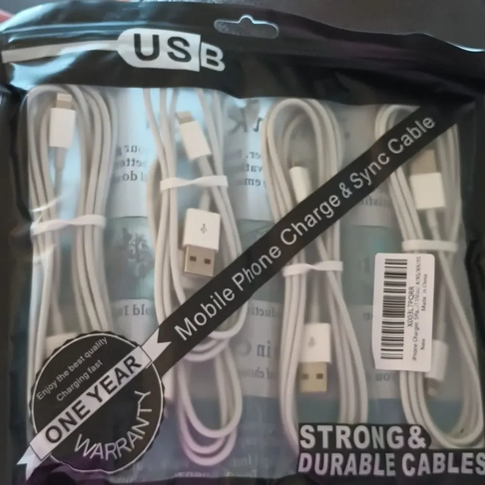 MFi Certified Lightening (3'/3'/6'/6'/10') iPhone iPad Cables